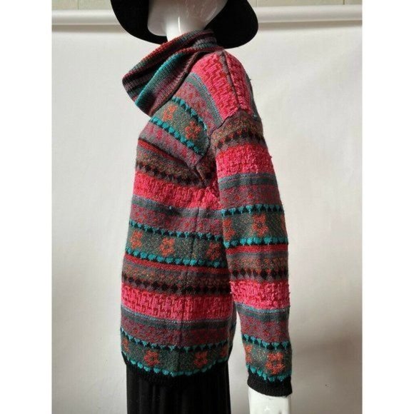 Carole Little Womens Pullover Sweater Multicolor SZ M Acrylic Blend - Picture 8 of 11